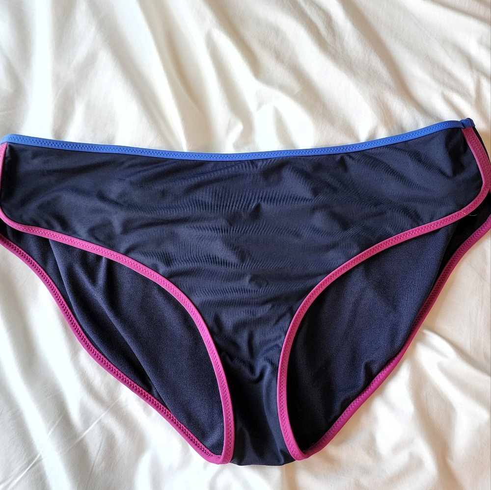 Athleta Kapalua Dress Blue Swim Bottoms